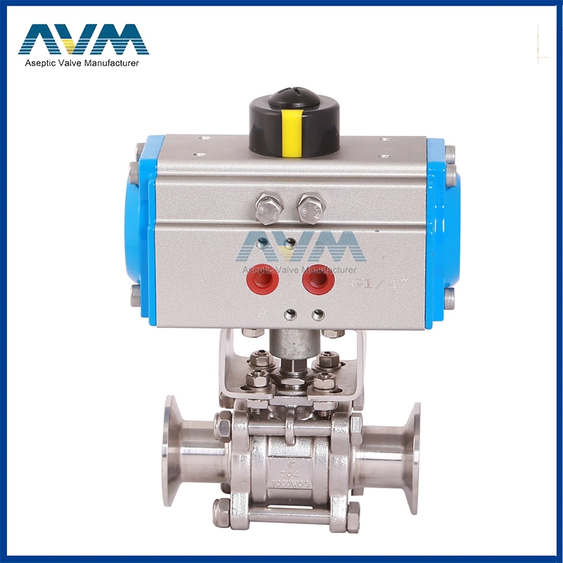 Stainless Steel SS304 Sanitary Weld Welding Straight Ball Valves