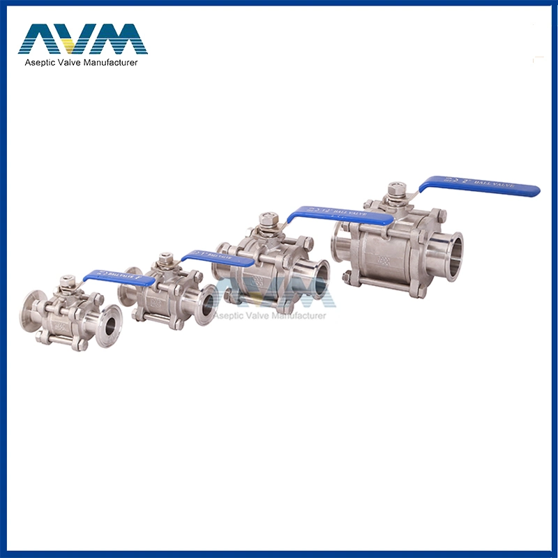 Stainless Steel SS304 Sanitary Weld Welding Straight Ball Valves